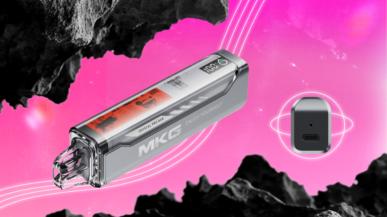 MKG Crystal Vape Pen: Tropical Candy Flavors for Every Mood
