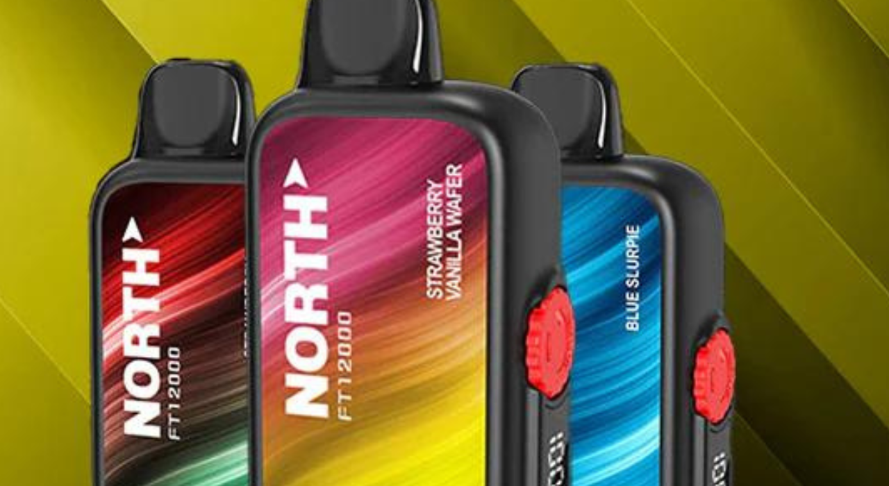 What Does The LED Indicator On The North 12K Vape Show?